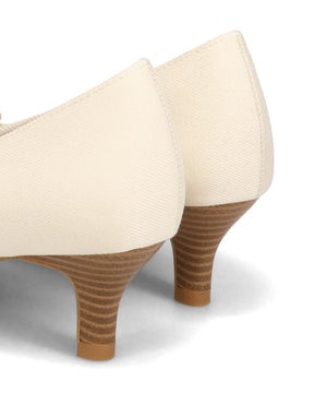 サイドバックルポインテッドトゥパンプス/62104