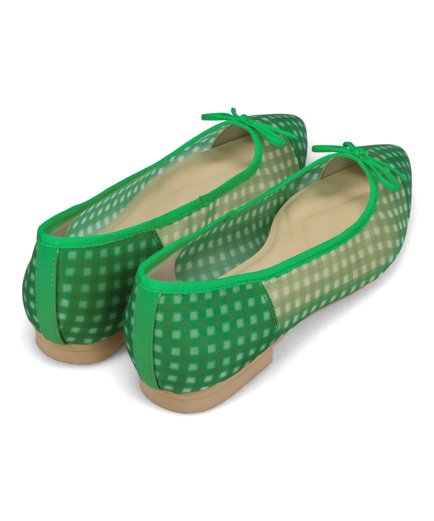 【WEB先行予約/2月下旬発売予定】ギンガムチェックシアーパンプス/62105