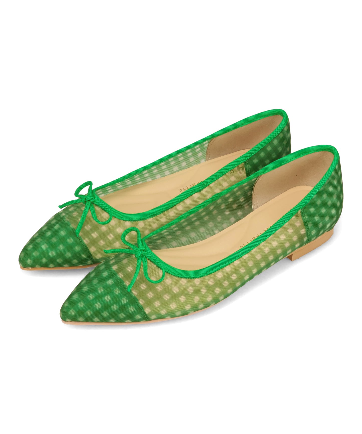 【WEB先行予約/2月下旬発売予定】ギンガムチェックシアーパンプス/62105