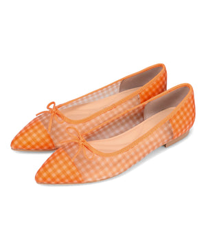 【WEB先行予約/2月下旬発売予定】ギンガムチェックシアーパンプス/62105