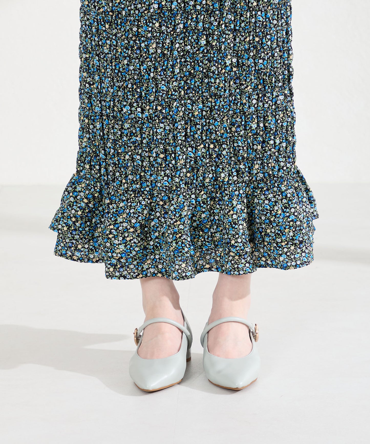 ポインテッドトゥストラップバブーシュ/62106