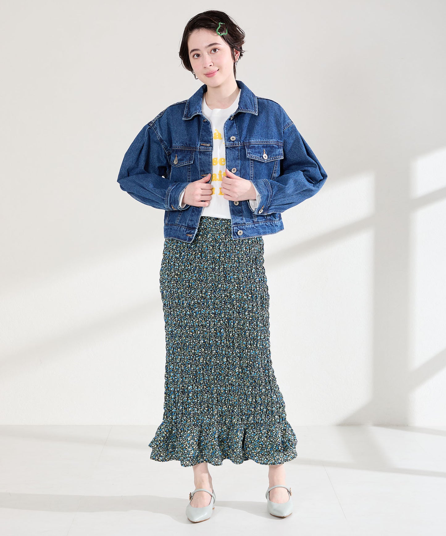 ポインテッドトゥストラップバブーシュ/62106