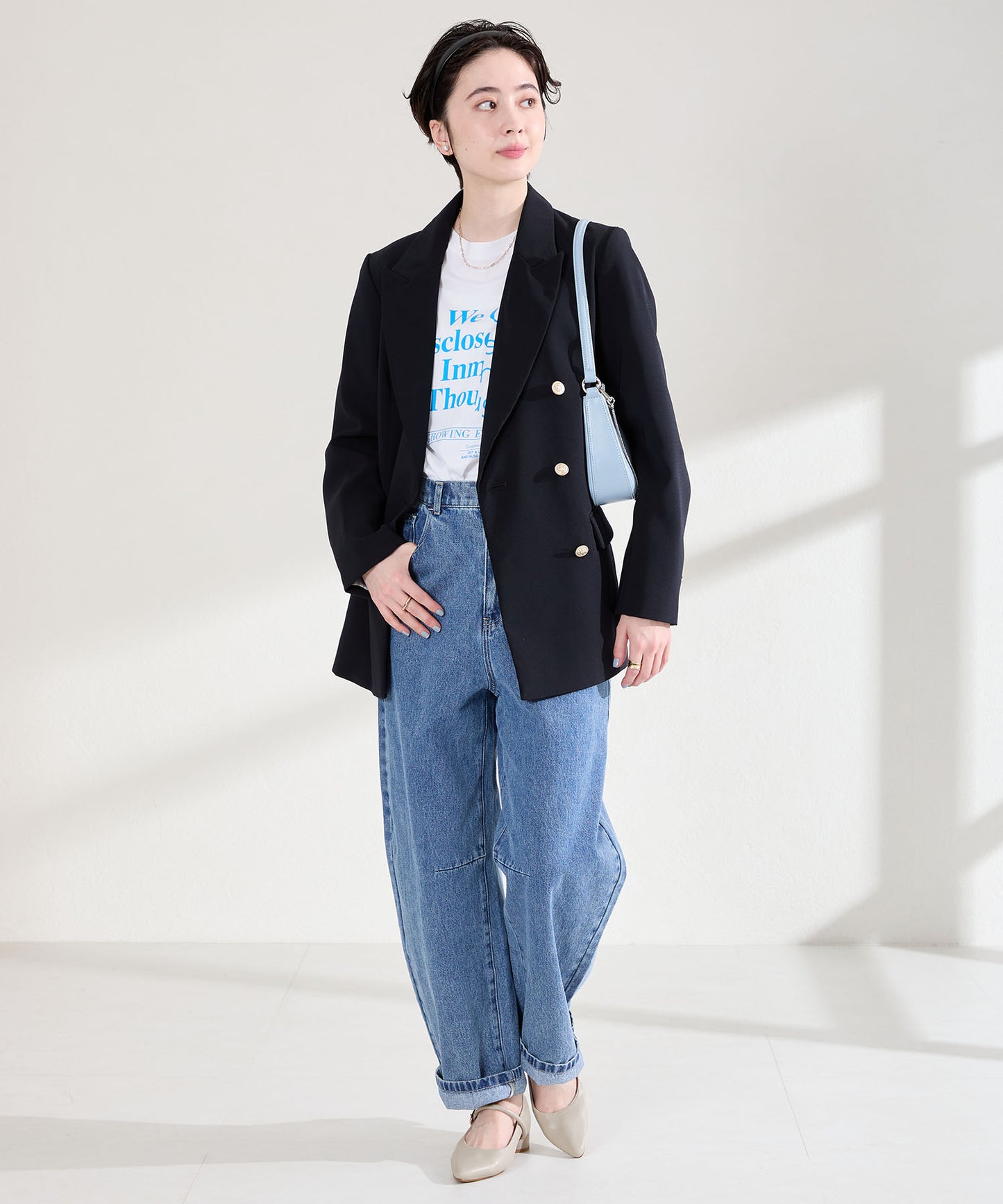 ポインテッドトゥストラップバブーシュ/62106