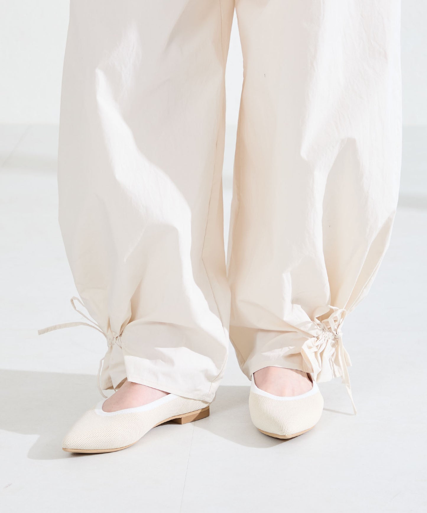 配色ニットパンプス/62107