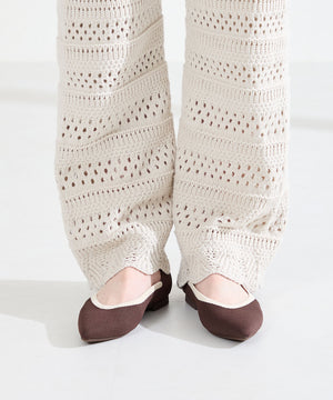 配色ニットパンプス/62107