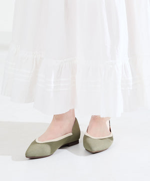 配色ニットパンプス/62107