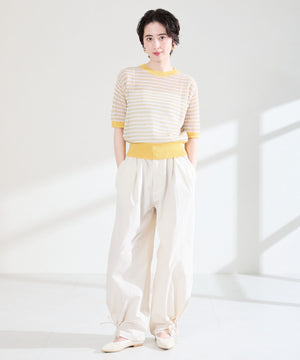 配色ニットパンプス/62107