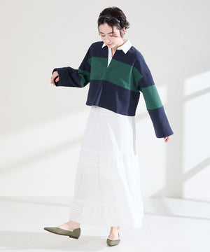 配色ニットパンプス/62107