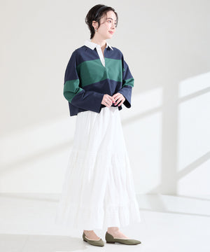 配色ニットパンプス/62107