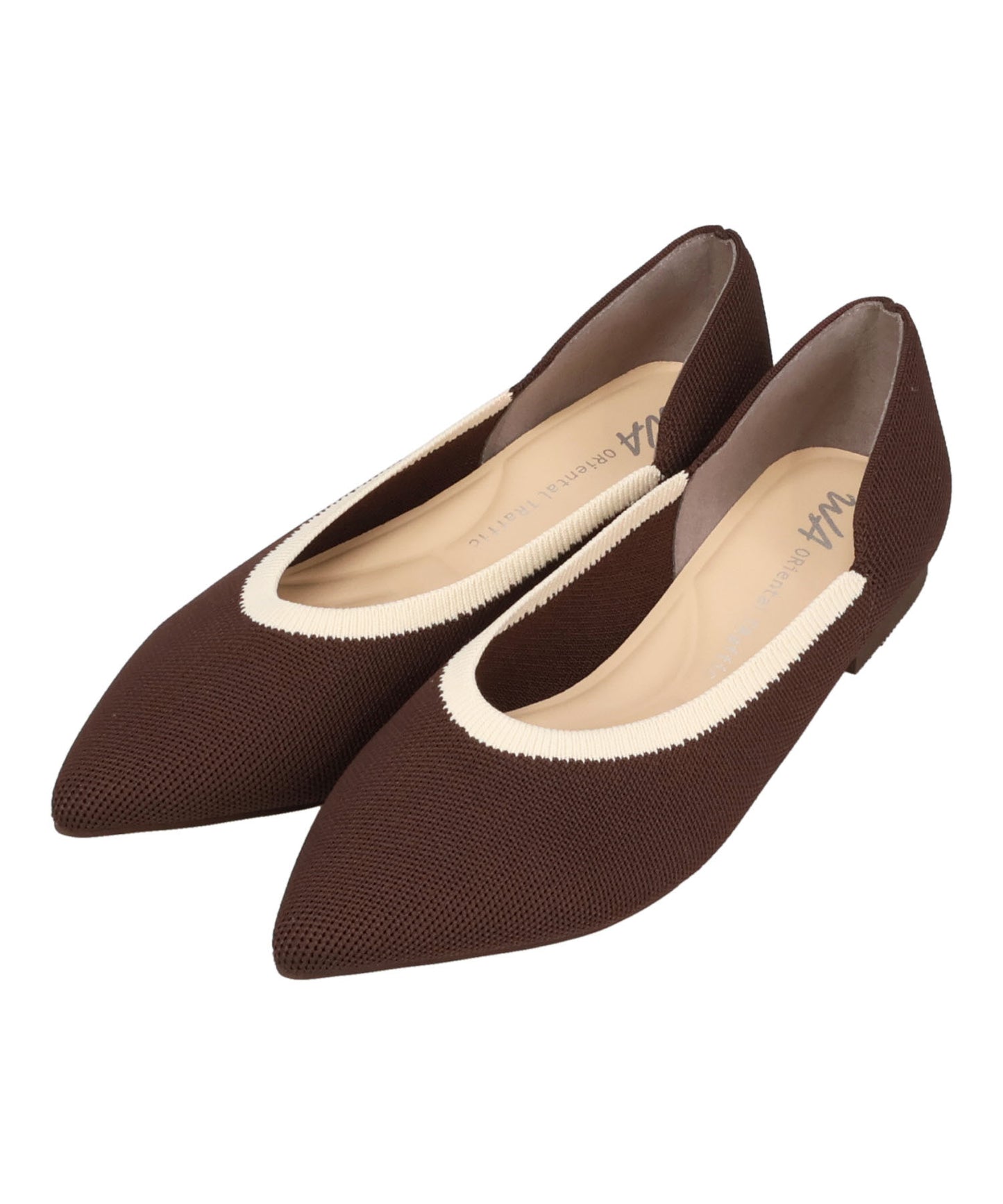 配色ニットパンプス/62107