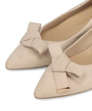 2wayリボンミドルヒールパンプス/62108