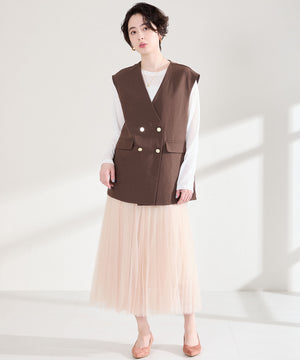 2wayリボンミドルヒールパンプス/62108