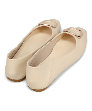 ゴールドモチーフフラットパンプス/62109