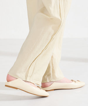 ゴールドモチーフフラットパンプス/62109