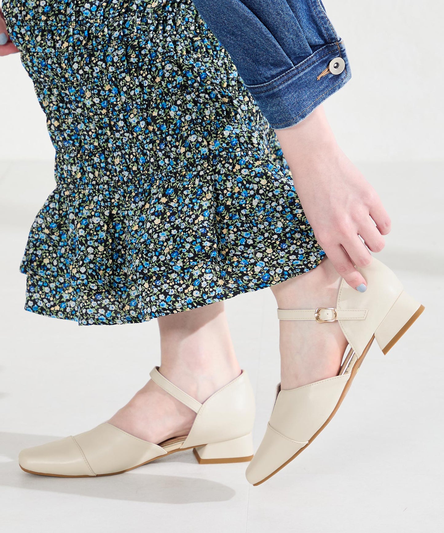 スリットセパレートパンプス/62110