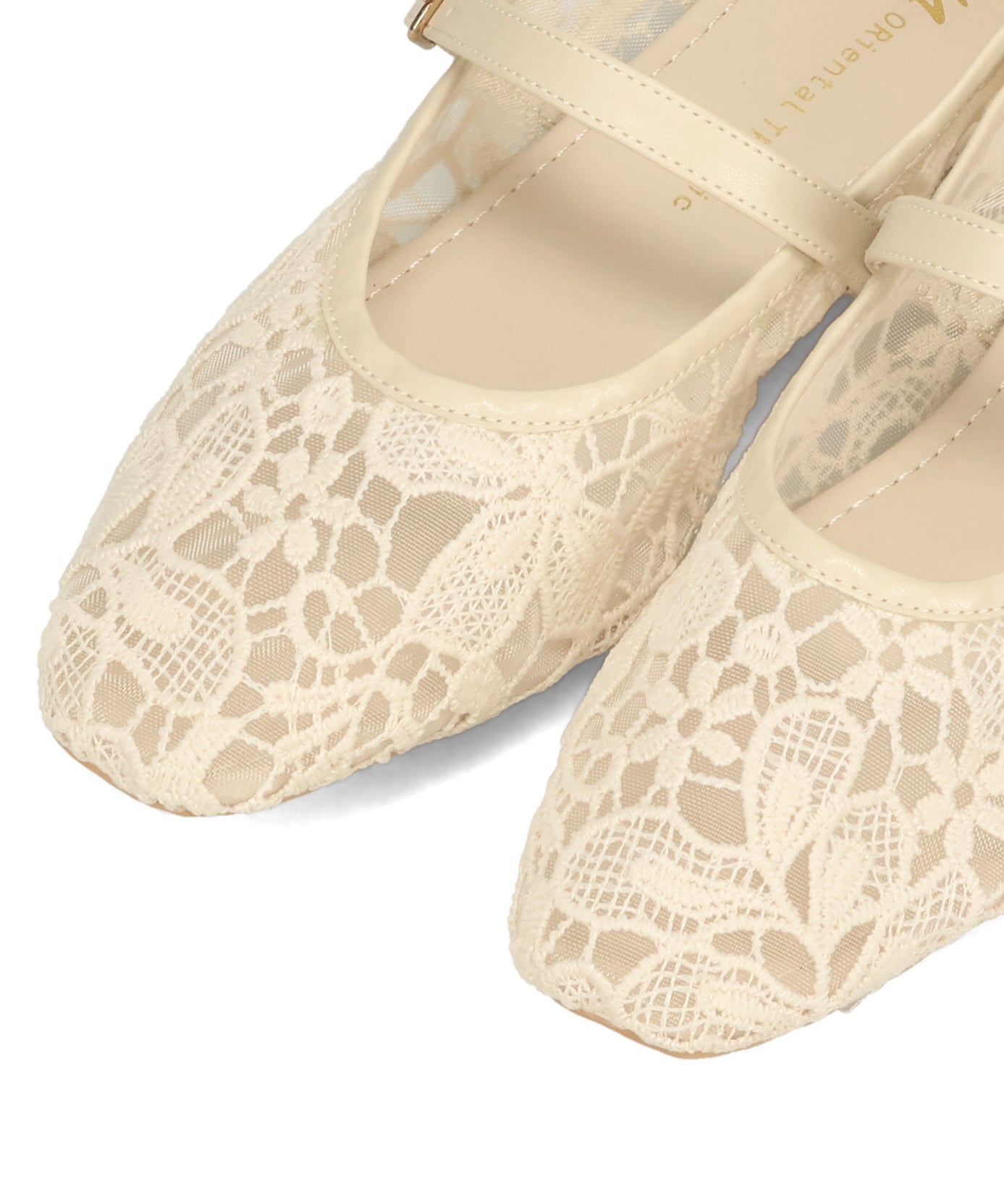 シアーレースメリージェーンパンプス/62114