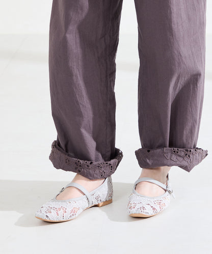 シアーレースメリージェーンパンプス/62114