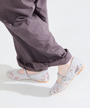 シアーレースメリージェーンパンプス/62114