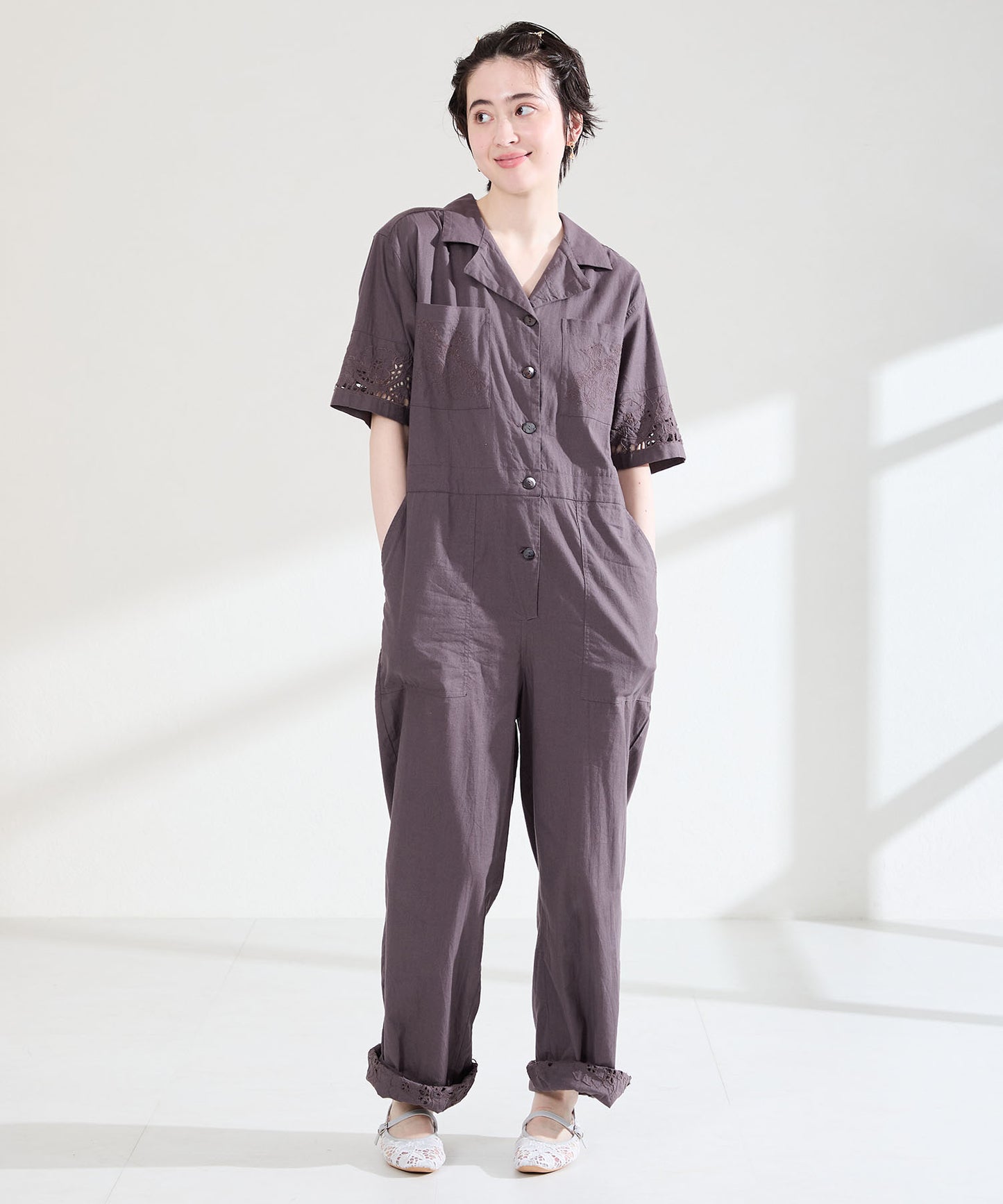 シアーレースメリージェーンパンプス/62114