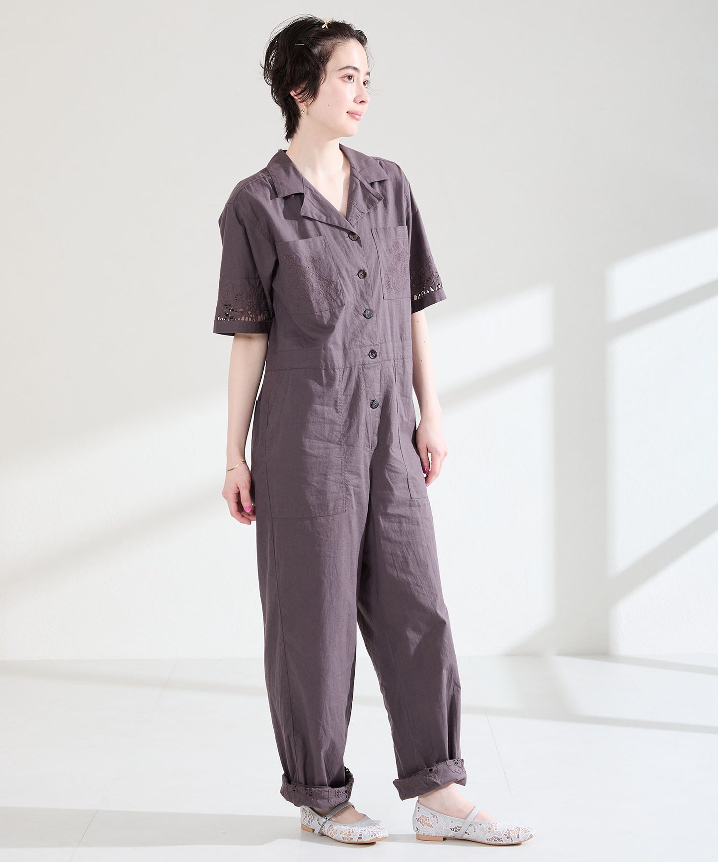 シアーレースメリージェーンパンプス/62114