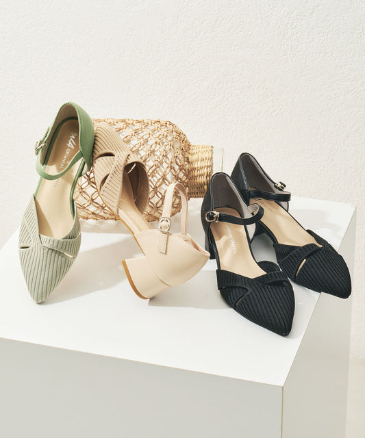 ニットセパレートパンプス/62115