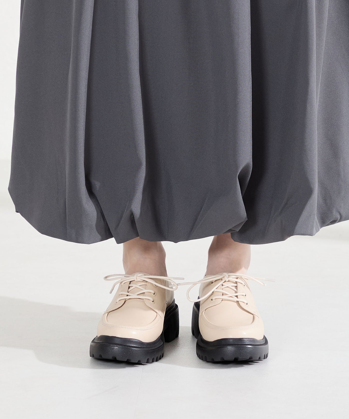 厚底レースアップシューズ/62117
