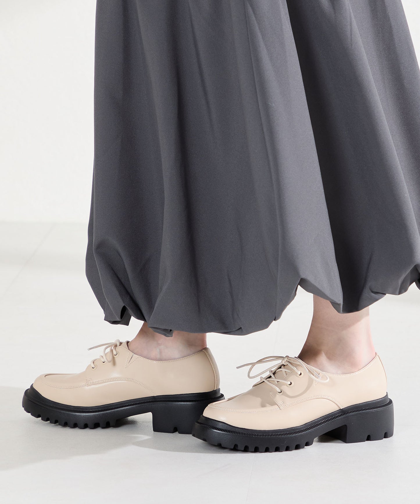 厚底レースアップシューズ/62117