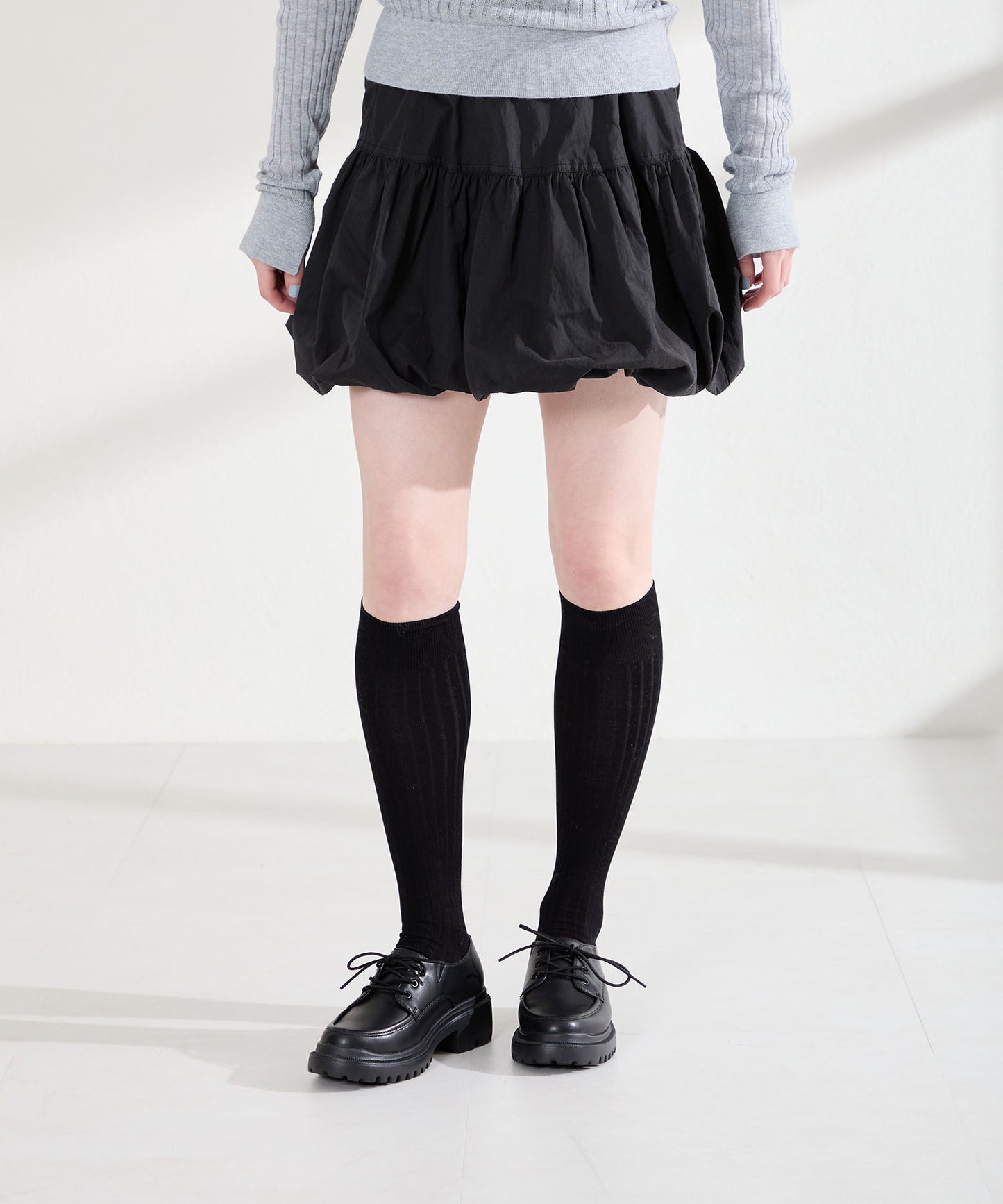 厚底レースアップシューズ/62117