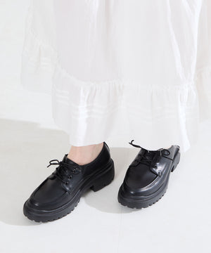 厚底レースアップシューズ/62117