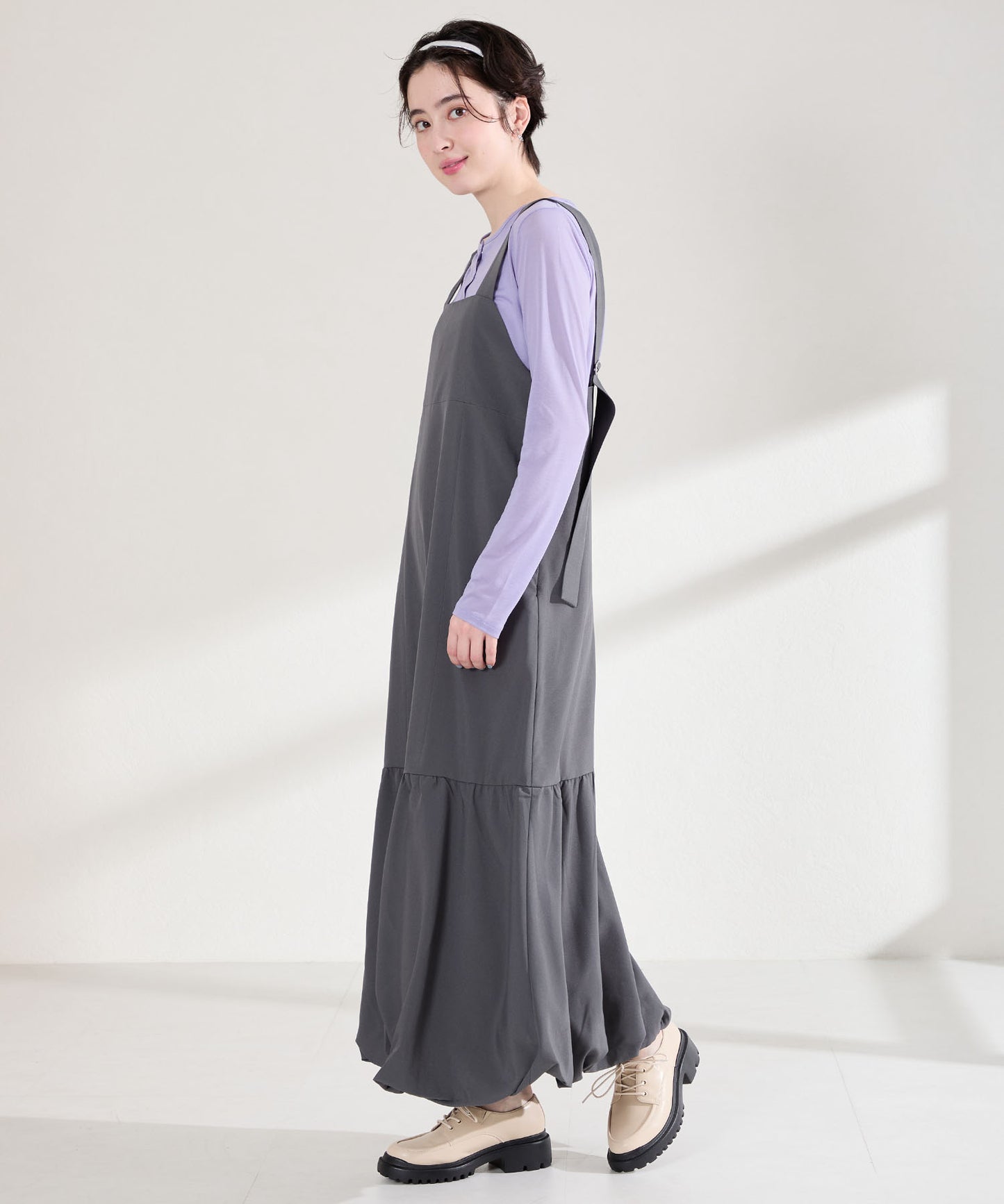 厚底レースアップシューズ/62117