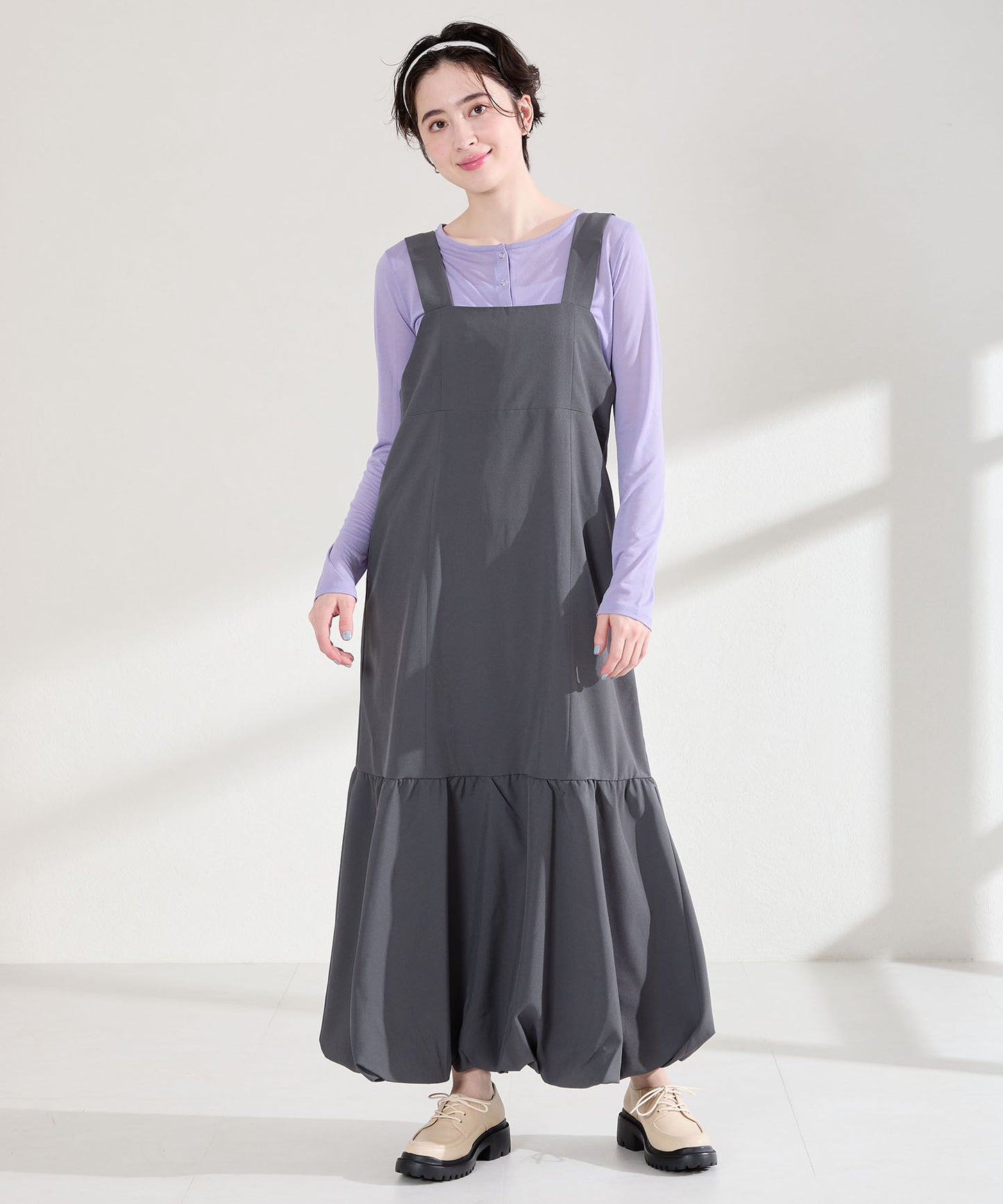 厚底レースアップシューズ/62117