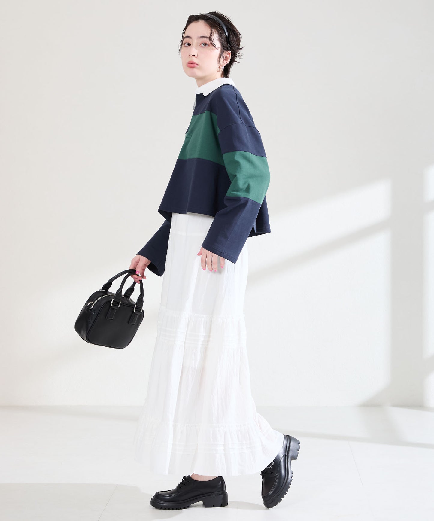 厚底レースアップシューズ/62117