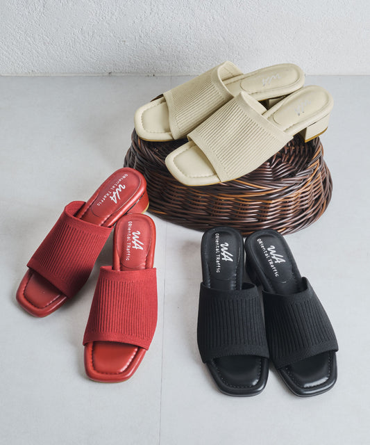 ニットミュールサンダル/62203