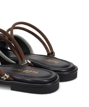 【WEB先行予約/5月中旬発売予定】バイカラー配色2wayミュールサンダル/62206