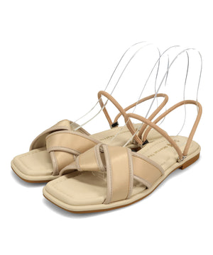 【WEB先行予約/5月中旬発売予定】バイカラー配色2wayミュールサンダル/62206