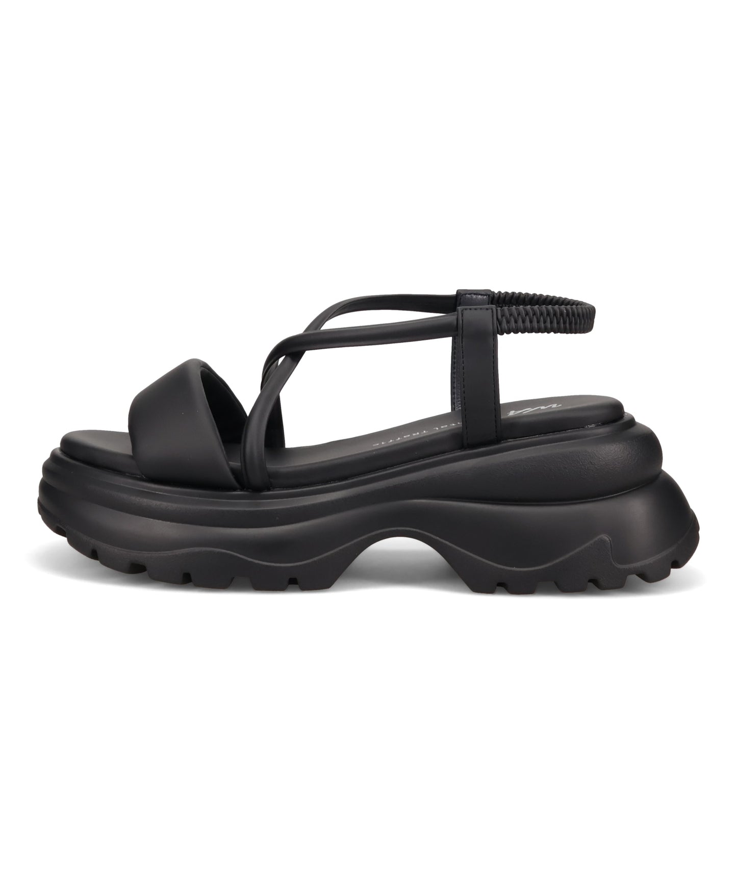 【カタログ掲載アイテム】クロスデザイン厚底サンダル/62207