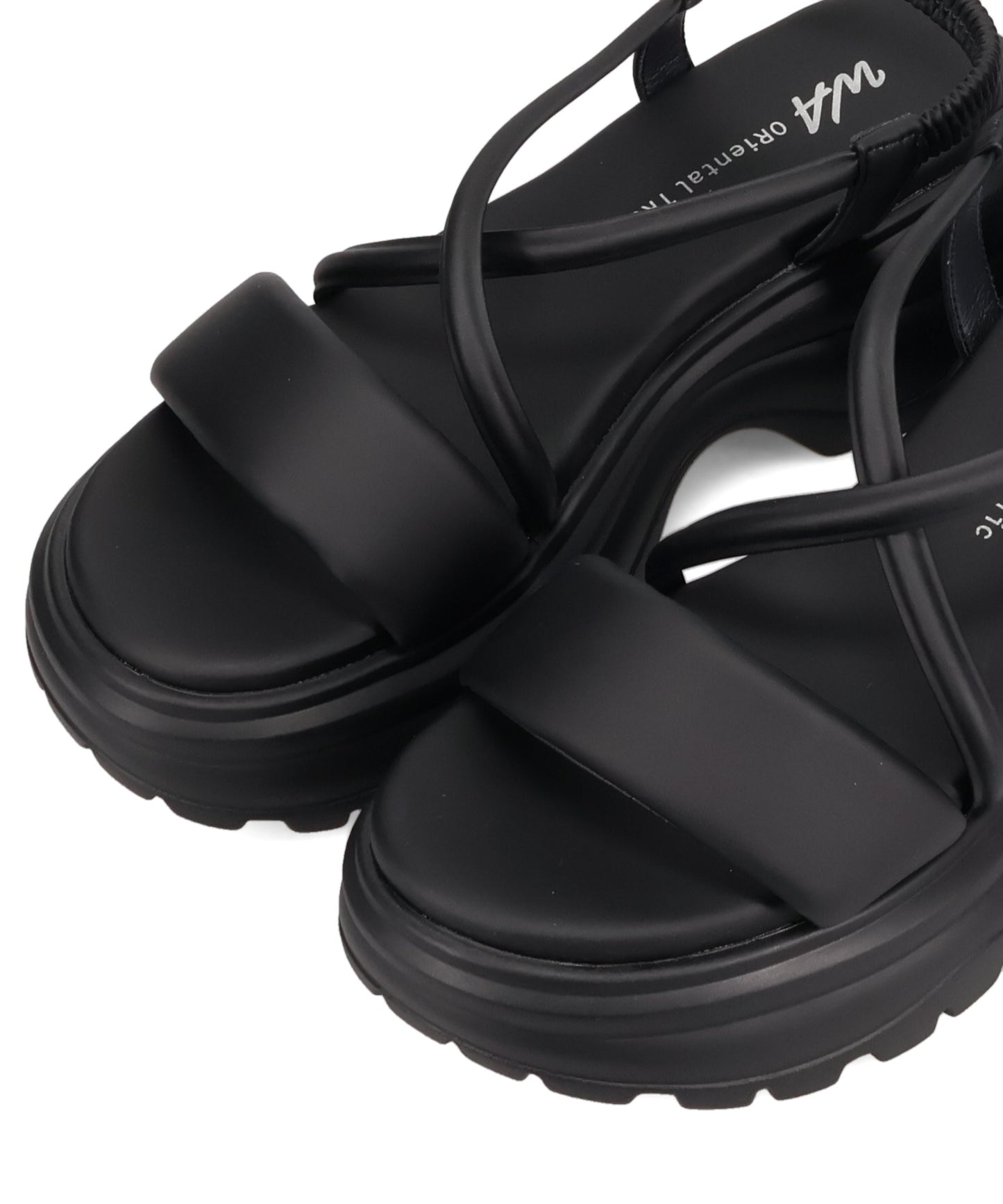 【カタログ掲載アイテム】クロスデザイン厚底サンダル/62207