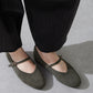 【WEB先行予約/10月上旬発売予定】ラウンドトゥスエードメリージェーンパンプス/62303