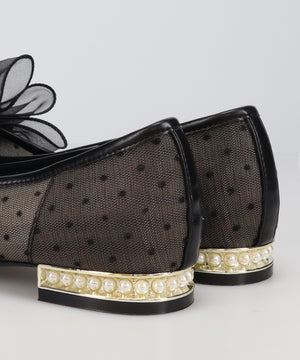 チュールリボンシアーパンプス/66101