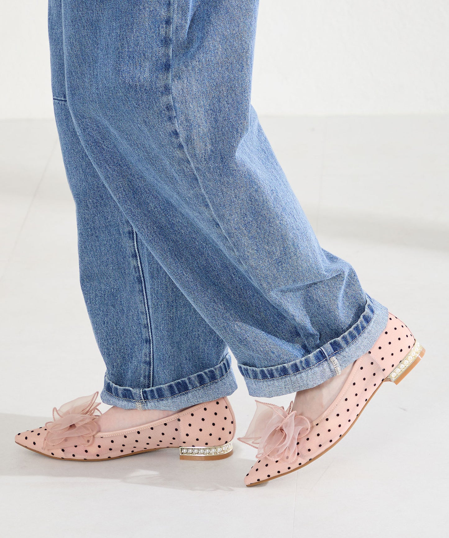 チュールリボンシアーパンプス/66101