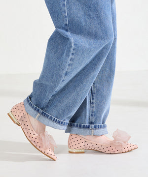 チュールリボンシアーパンプス/66101