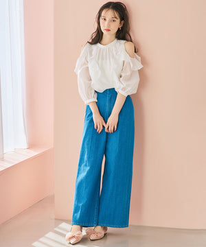 チュールリボンシアーパンプス/66101