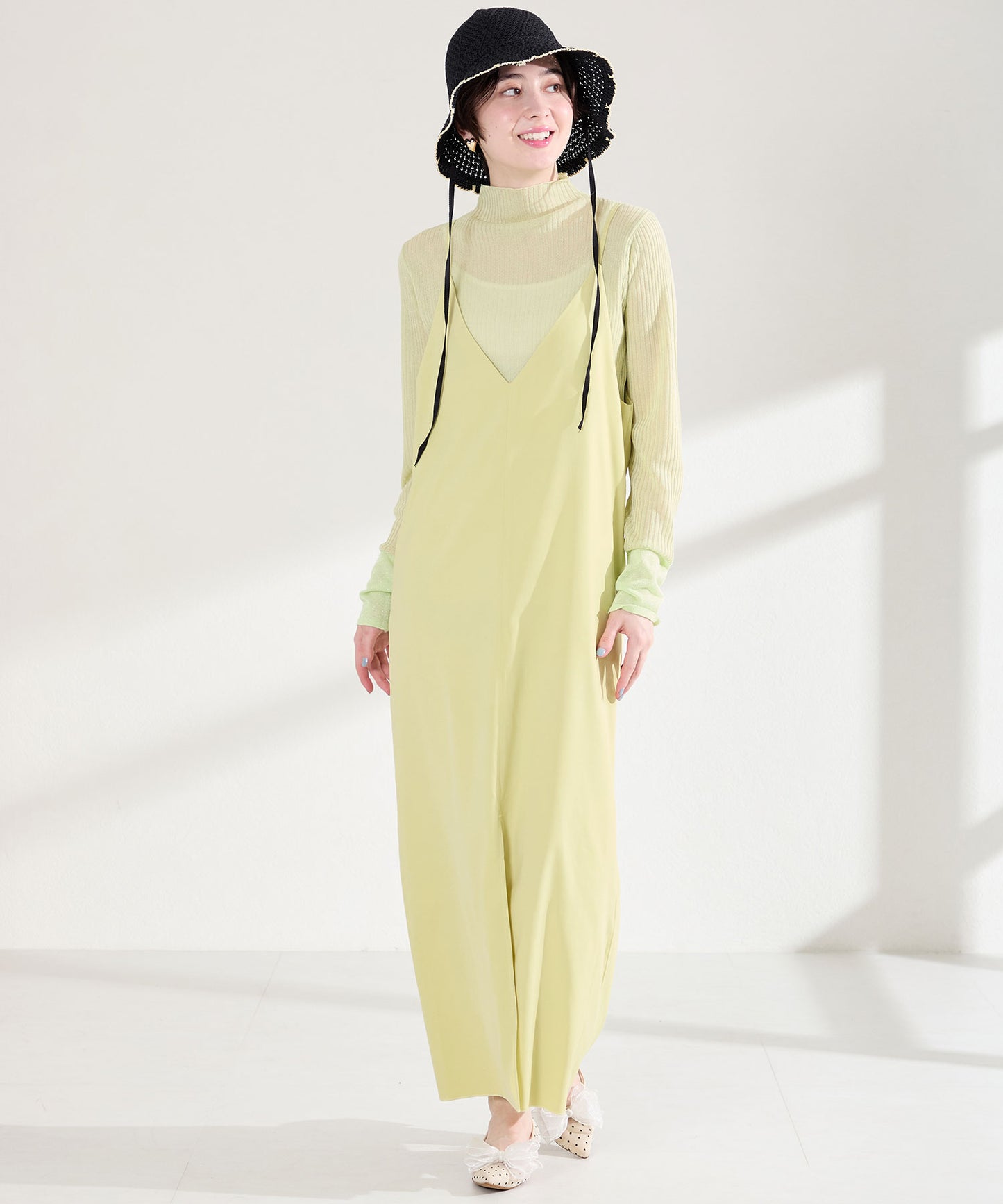 チュールリボンシアーパンプス/66101