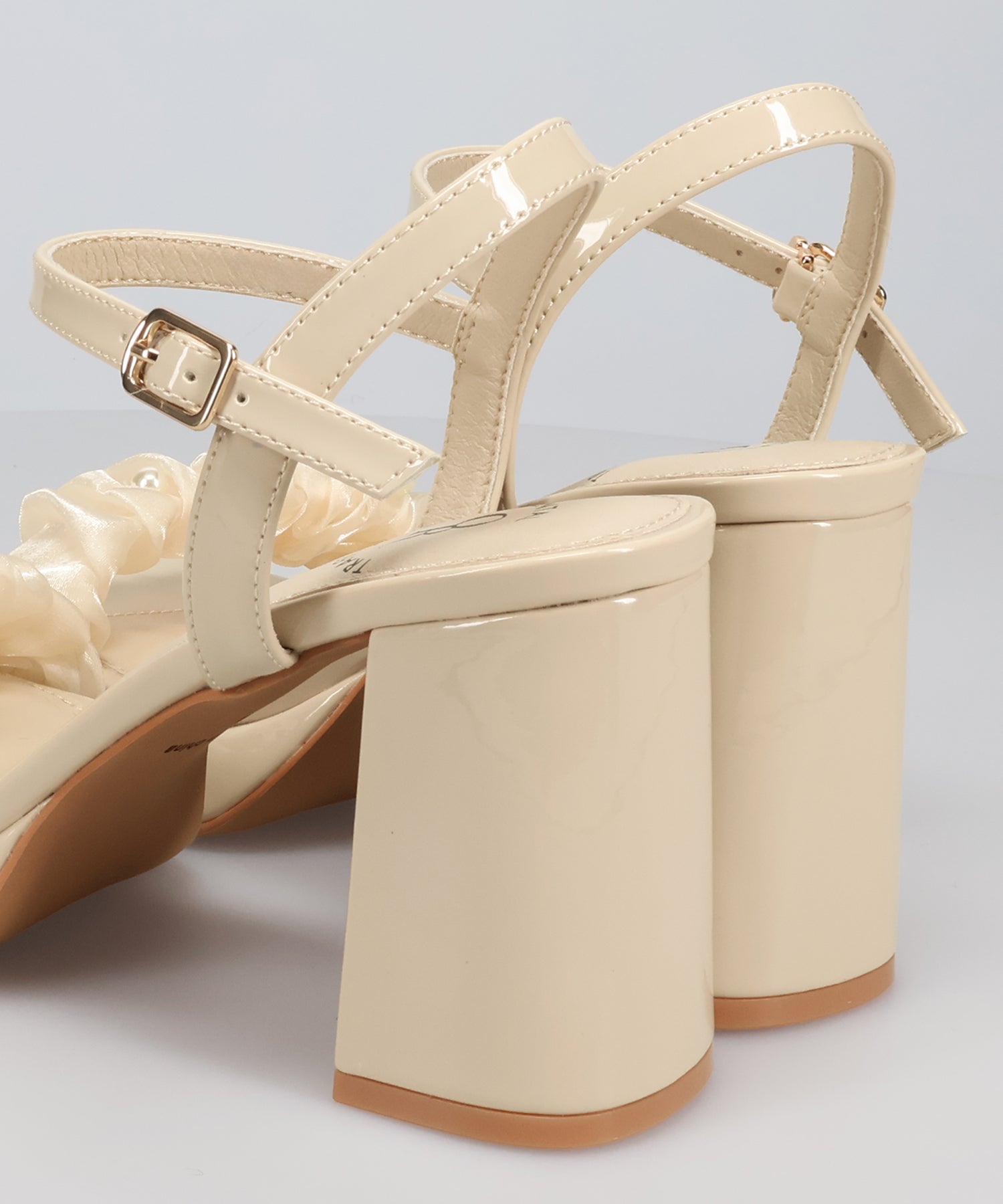 チュールベルトプラットフォームヒールサンダル/66203 – ORIENTALTRAFFIC