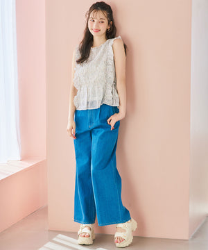 ビジューボタンキルティングスポーツサンダル/66204