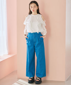 ビジューボタンキルティングスポーツサンダル/66204