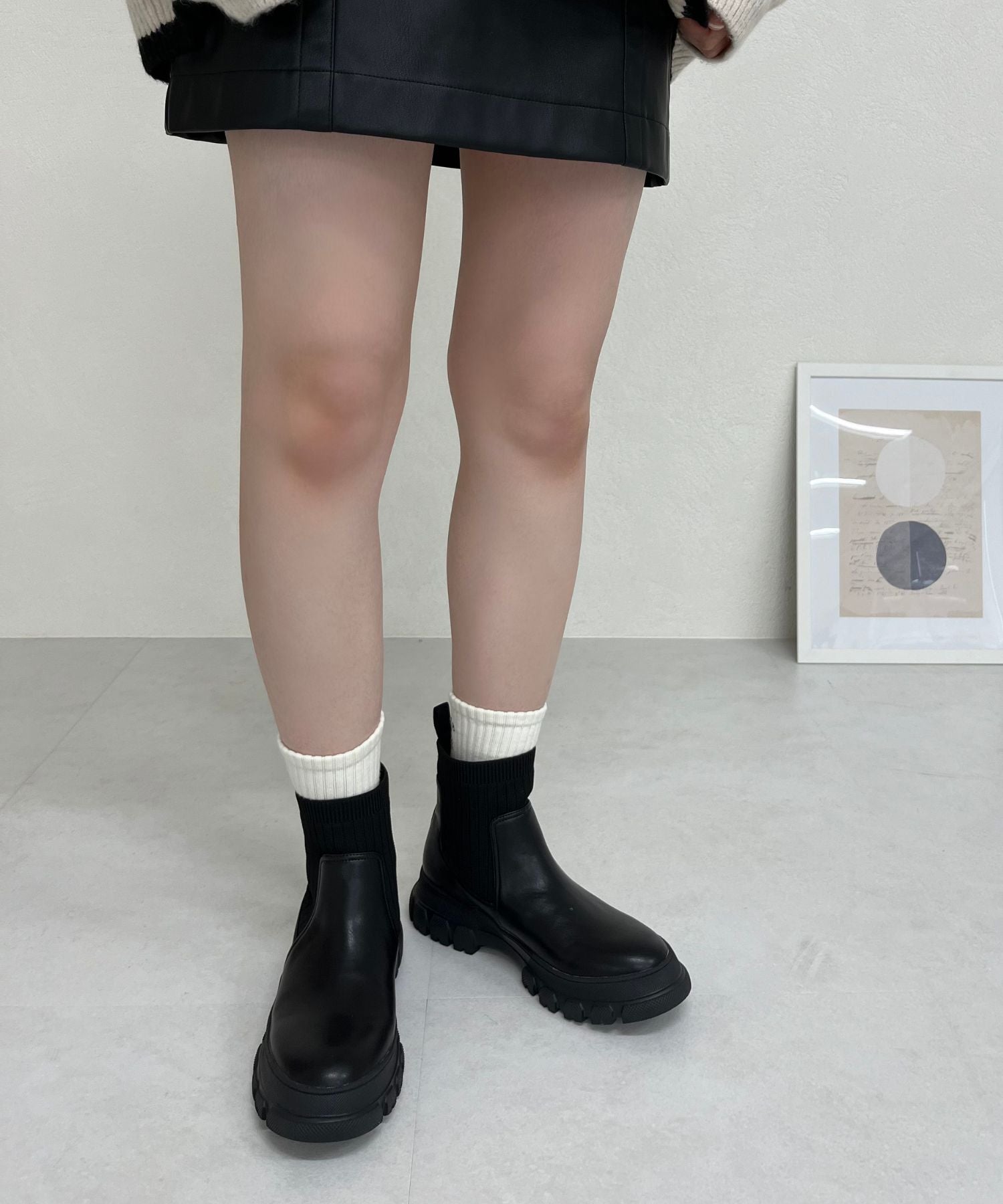 トラックソールリブニットブーツ/31404 – ORIENTALTRAFFIC