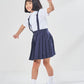 【WEB限定/KIDS】ゴムストラップスクールシューズ/K-533