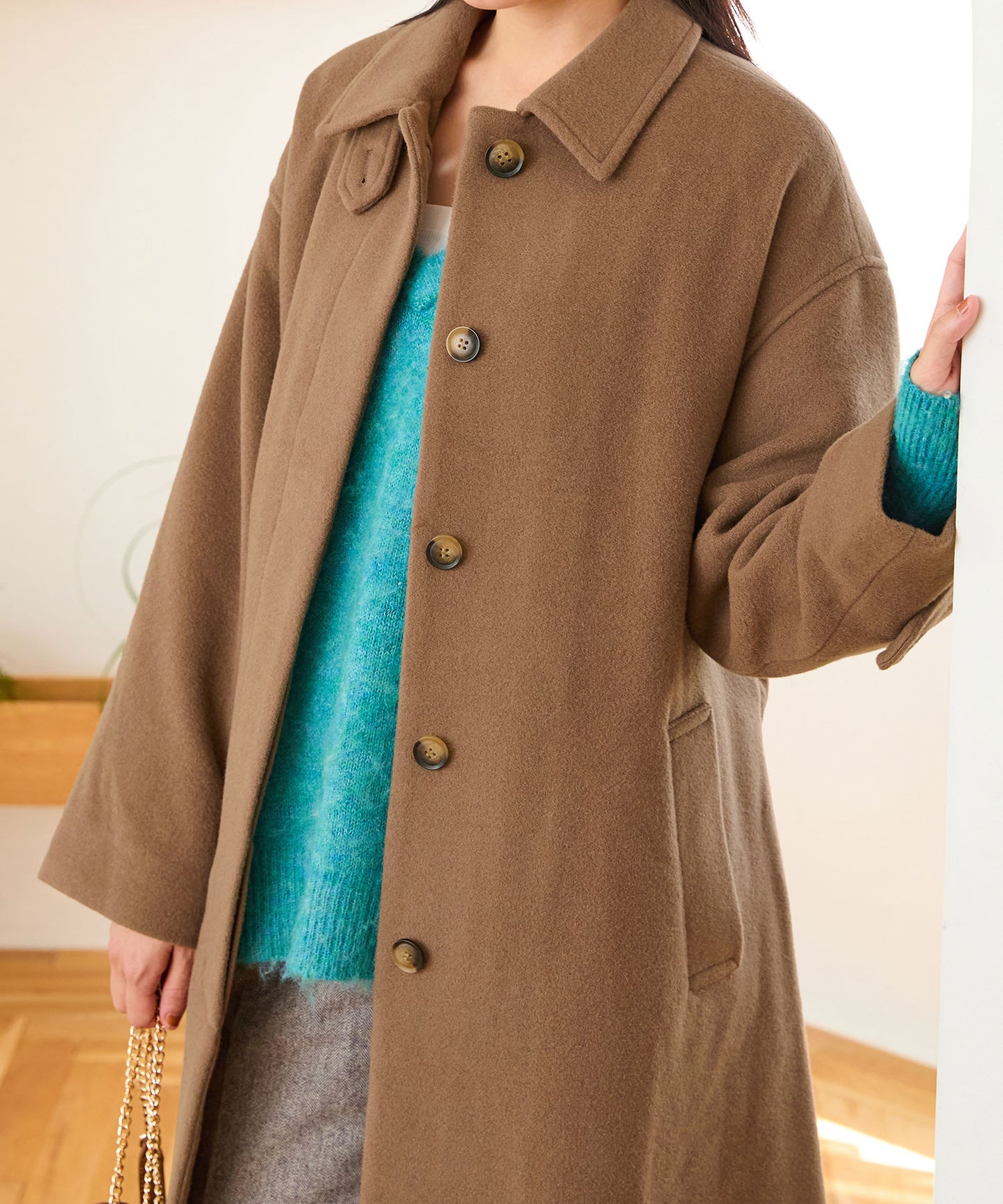 ステンカラーコート/MO33C02