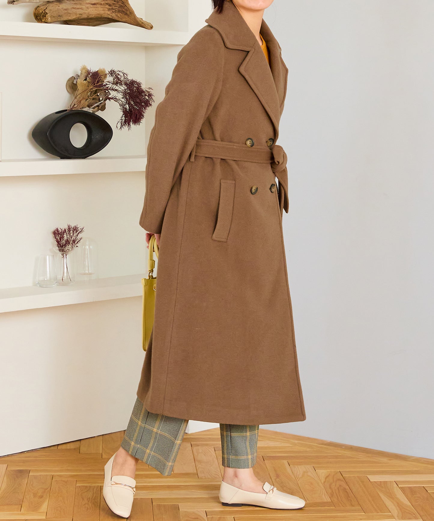 ダブルボタンコート/MO33C03